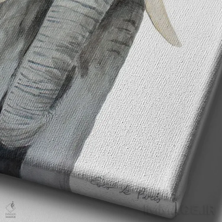 تابلو دکوراتیو فیل فریدا کالو اثر کوکو د پاریس - نمای نزدیک بافت بوم