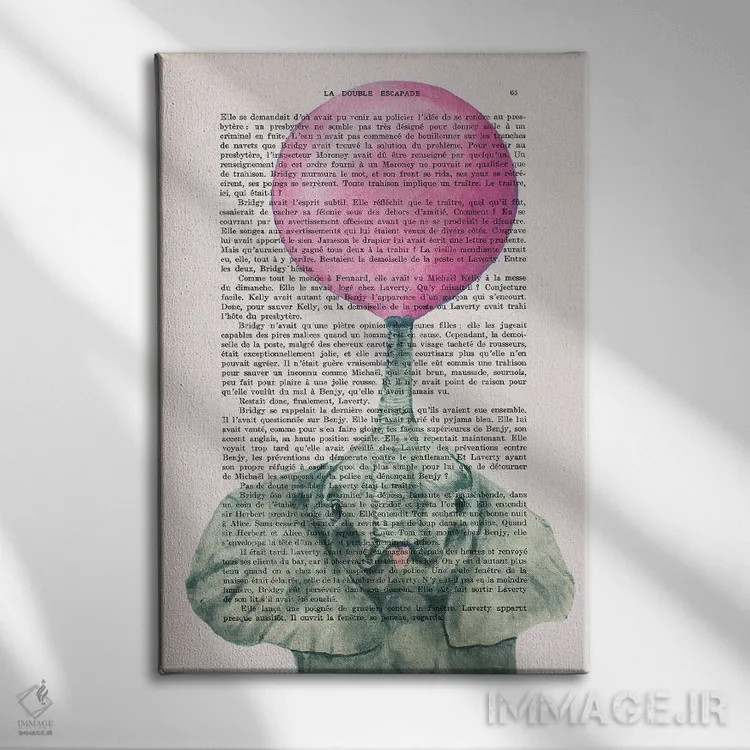 تابلو دکوراتیو فیل با آدامس بادکنکی ۲ اثر کوکو د پاریس - نمای روبهرو روی دیوار