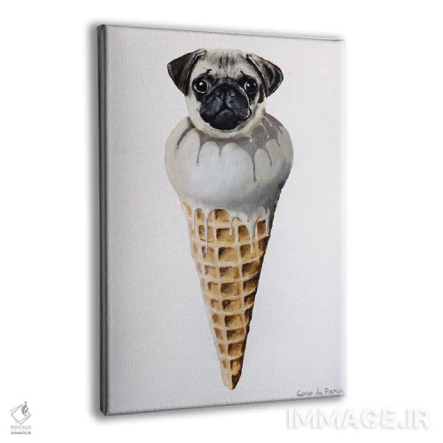 تابلو دکوراتیو پاگ بستنی خور اثر کوکو د پاریس - نمای پرسپکتیو محصول