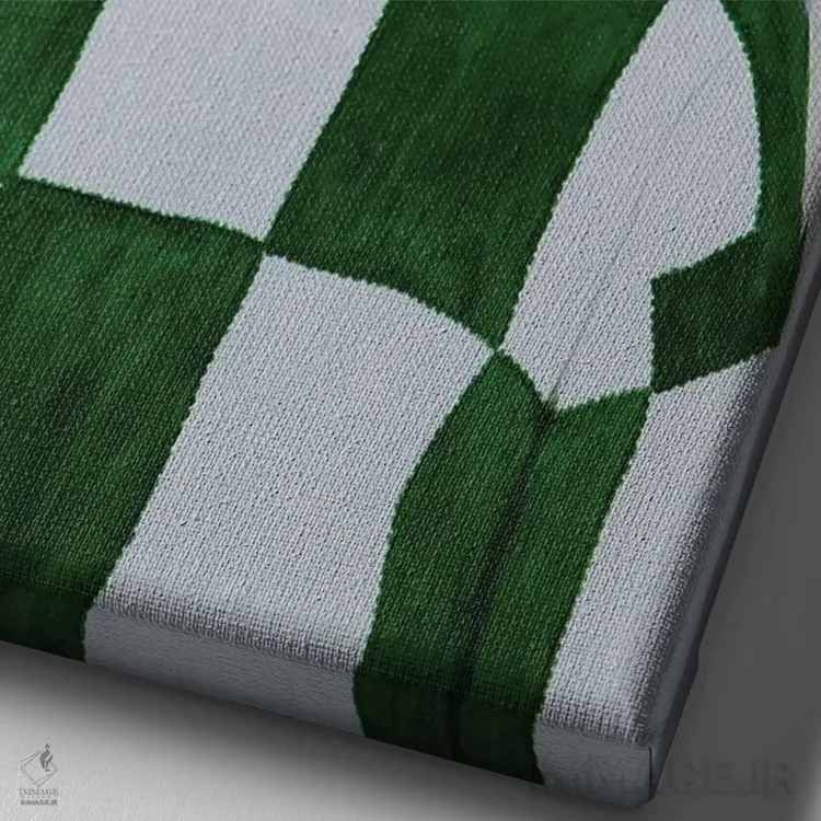 تابلو دکوراتیو گربه رترو اثر کوکو د پاریس - نمای نزدیک بافت بوم