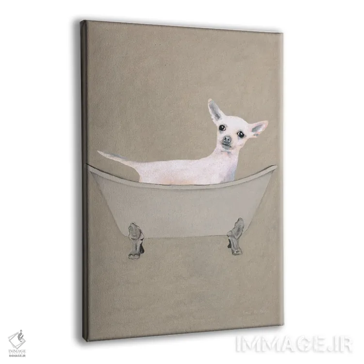 تابلو دکوراتیو چی واوا در وان حمام اثر کوکو د پاریس - نمای پرسپکتیو محصول