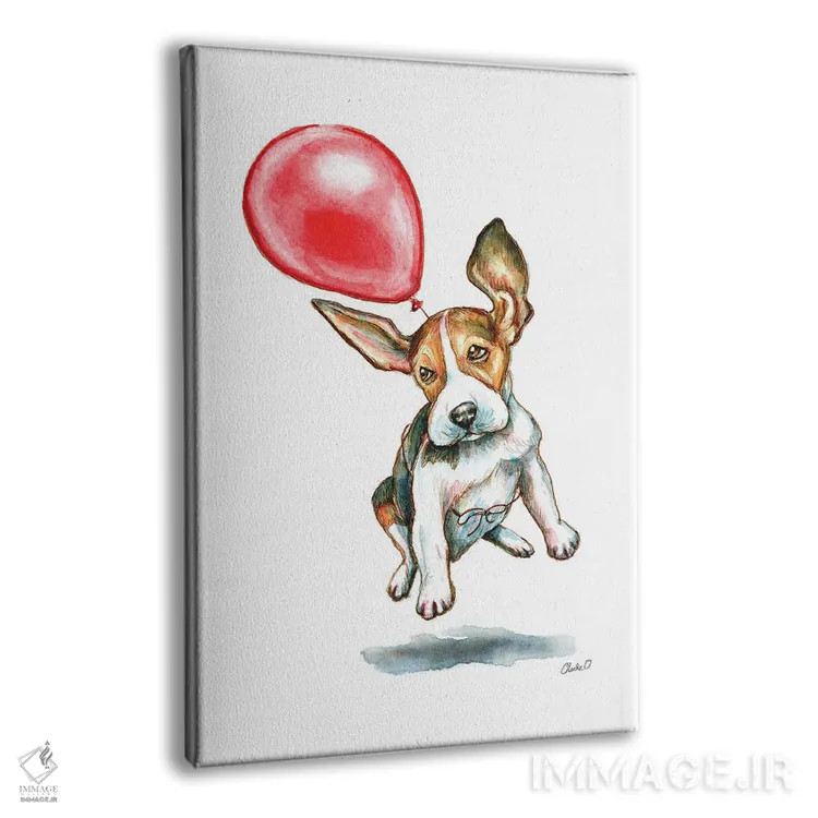 تابلو دکوراتیو شناور شدن و دور شدن اثر چارلی اوشیلدز - نمای پرسپکتیو محصول