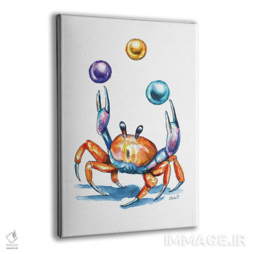 تابلو دکوراتیو بازی با مرواریدها اثر چارلی اوشیلدز - نمای پرسپکتیو محصول