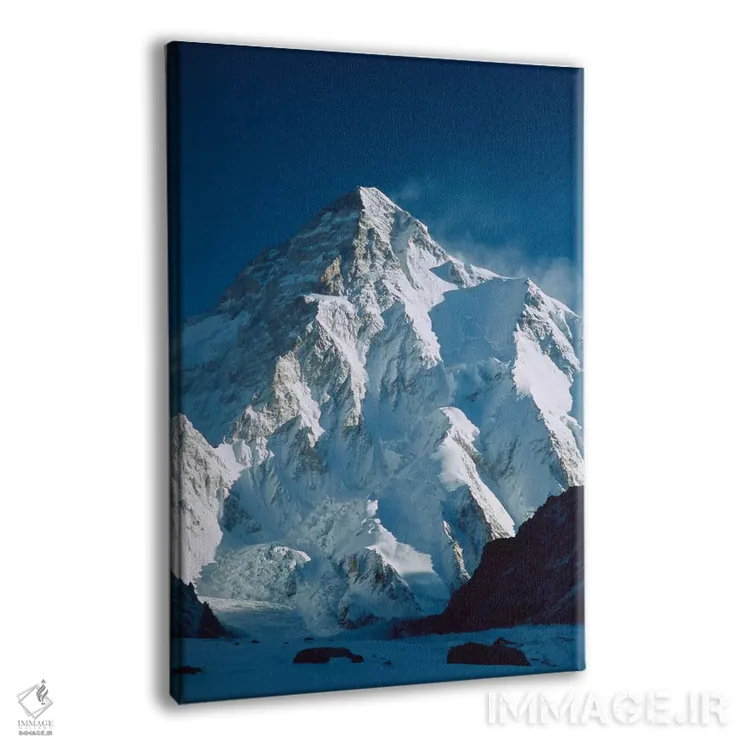 تابلو دکوراتیو تابش نور سپیده دم روی کی۲، رشته کوه قراقروم، پاکستان اثر کالین مونتیث - نمای پرسپکتیو محصول