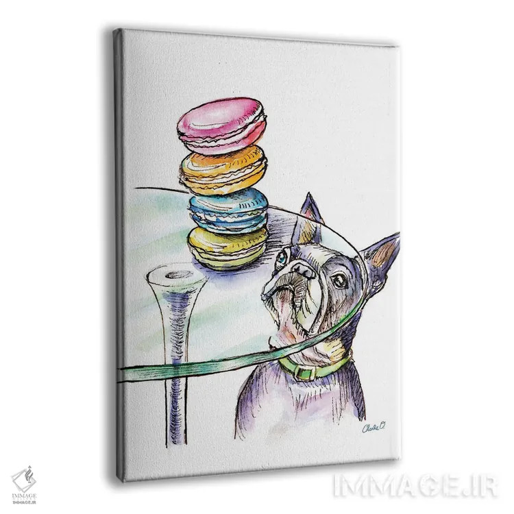 تابلو دکوراتیو اشتیاق برای خوراکی های شیرین اثر چارلی اوشیلدز - نمای پرسپکتیو محصول
