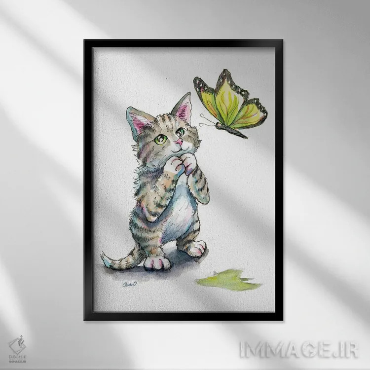 تابلو دکوراتیو شگفتی های روزمره اثر چارلی اوشیلدز - نمای قابدار مشکی