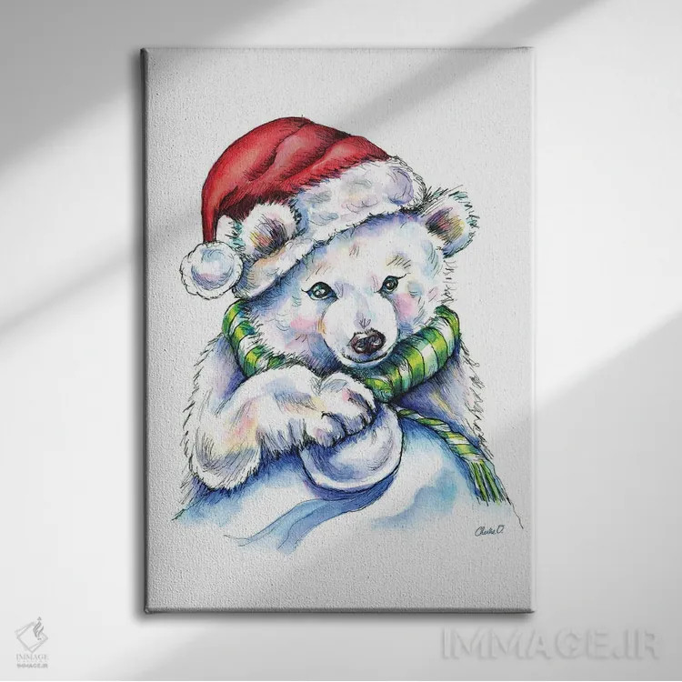 تابلو دکوراتیو جنگ گلوله های برفی اثر چارلی اوشیلدز - نمای روبهرو روی دیوار