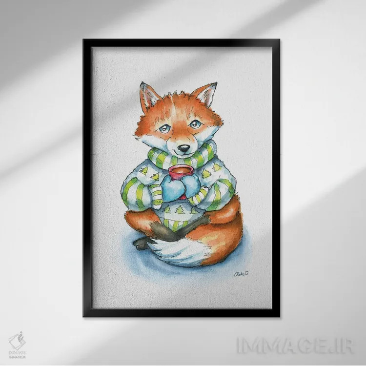 تابلو دکوراتیو این لحظات راحت و گرم اثر چارلی اوشیلدز - نمای قابدار مشکی