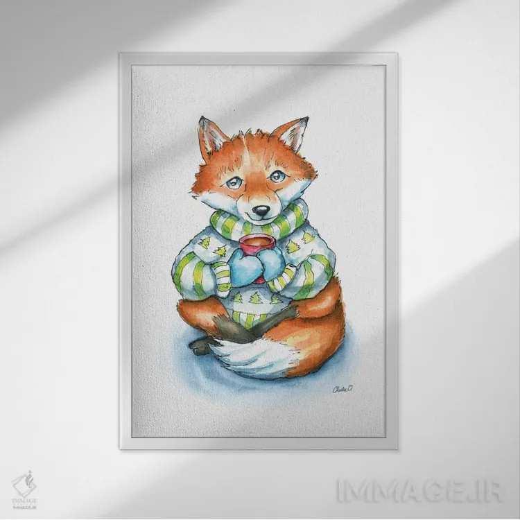 تابلو دکوراتیو این لحظات راحت و گرم اثر چارلی اوشیلدز - نمای قابدار سفید