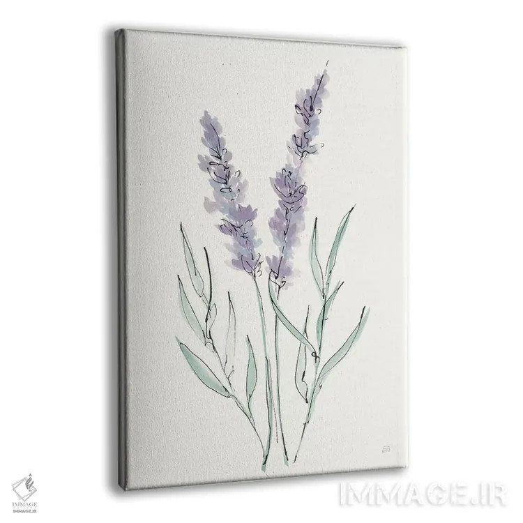 تابلو دکوراتیو اسطوخودوس شماره سه اثر کریس پاشکه - نمای پرسپکتیو محصول