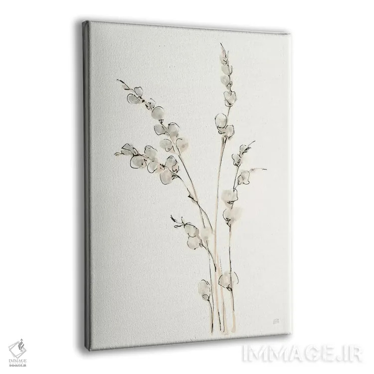 تابلو مدرن شاخه های بید کت کتی شماره چهار اثر کریس پاشکه - نمای پرسپکتیو محصول