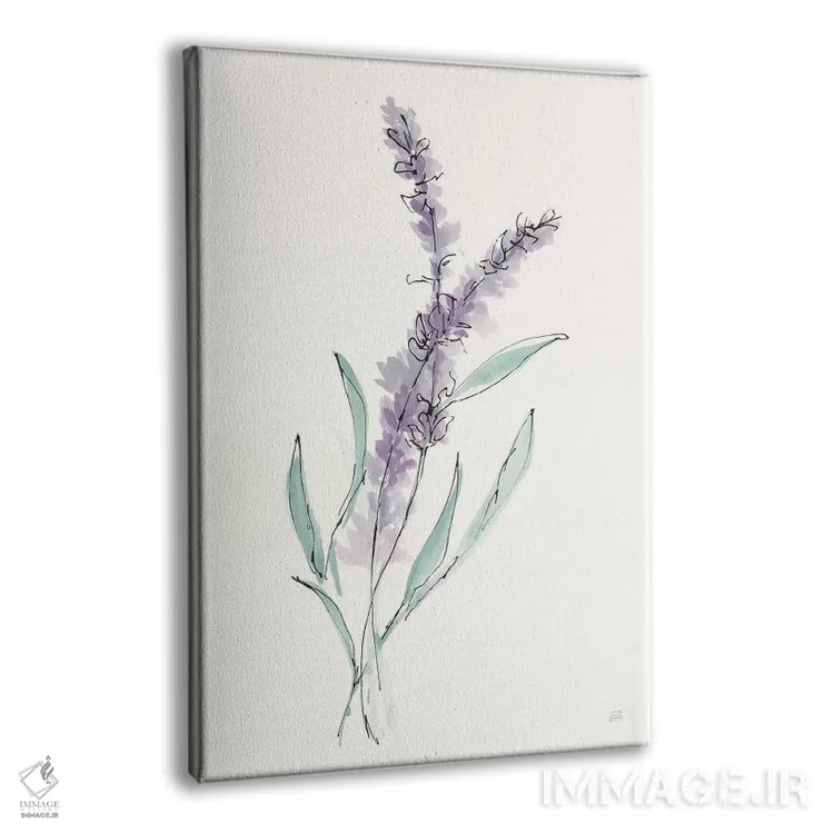 تابلو دکوراتیو اسطوخودوس شماره چهار اثر کریس پاشکه - نمای پرسپکتیو محصول