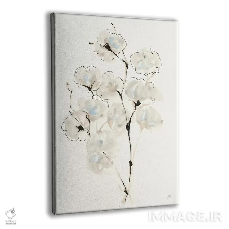 تابلو مدرن پنبه تابستانی شماره چهار اثر کریس پاشکه - نمای پرسپکتیو محصول