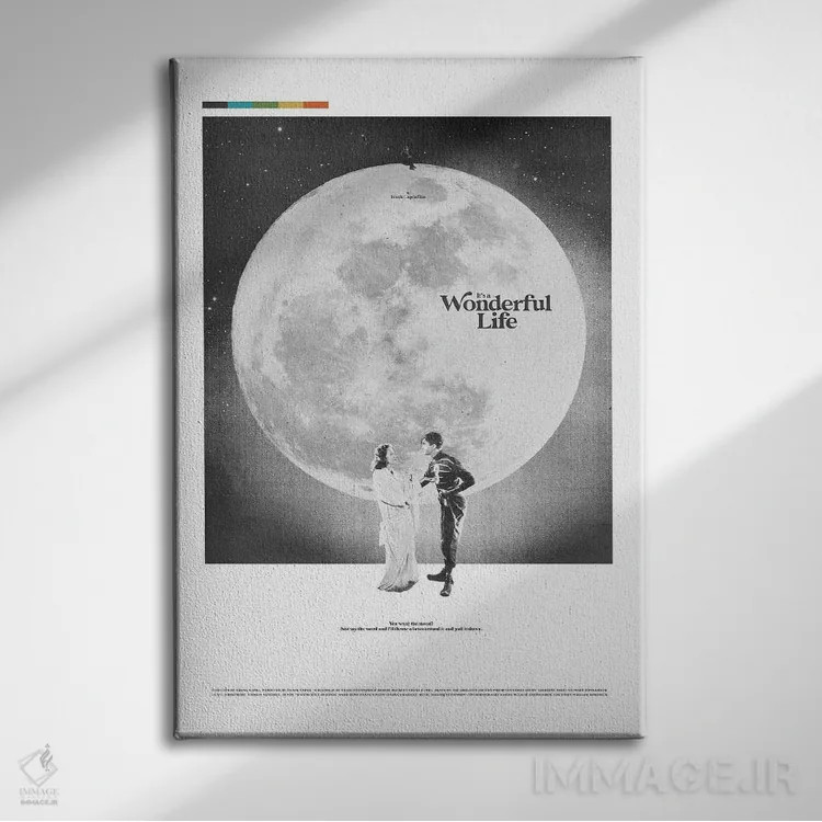 تابلو دکوراتیو زندگی شگفت انگیز است اثر کانسپسیون استودیوز - نمای روبهرو روی دیوار