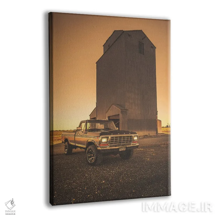 تابلو دکوراتیو فورد اف-۱۵۰ مدل ۱۹۷۹ سفارشی اثر کریستوفر توماس - نمای پرسپکتیو محصول