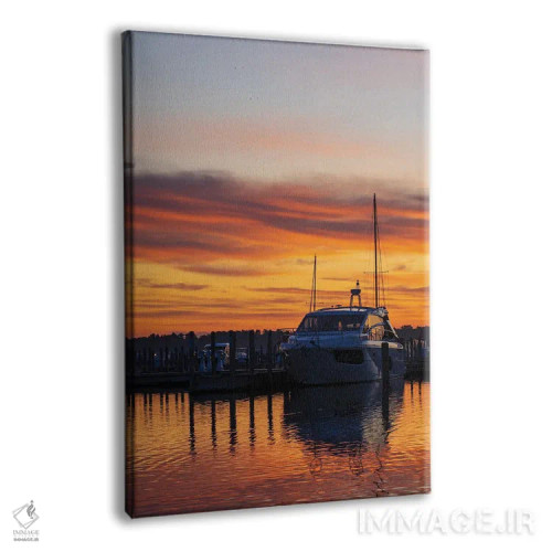 تابلو دکوراتیو سپیده دم در بندر کلینچ اثر کریستوفر توماس - نمای پرسپکتیو محصول