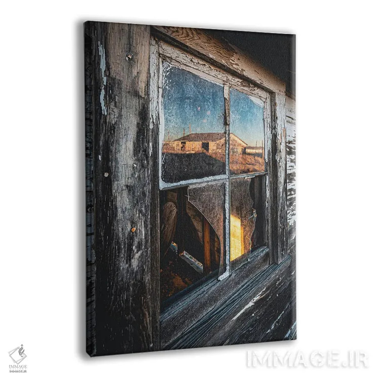 تابلو دکوراتیو بافت های روستایی اثر کریستوفر توماس - نمای پرسپکتیو محصول