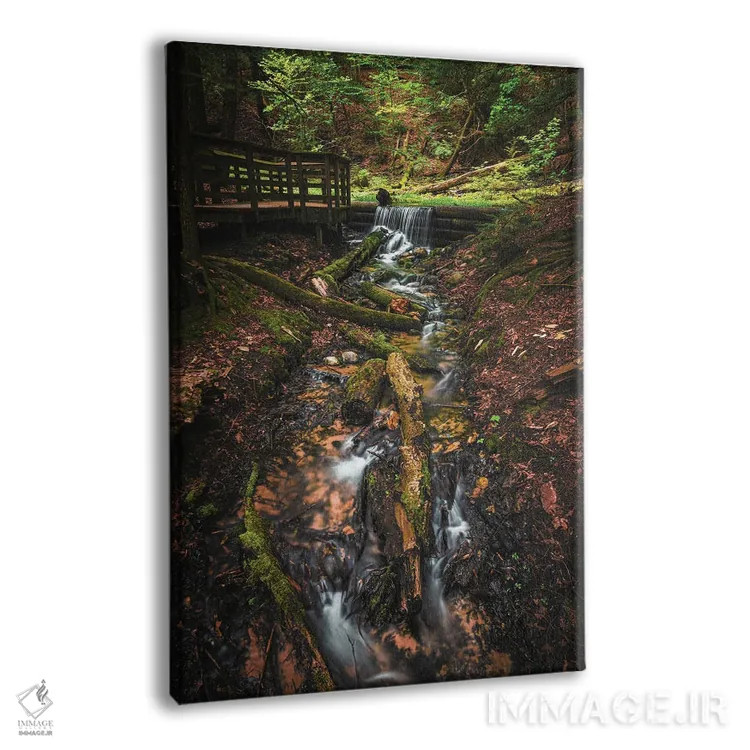 تابلو دکوراتیو آبشار یارگو اسپرینگز اثر کریستوفر توماس - نمای پرسپکتیو محصول