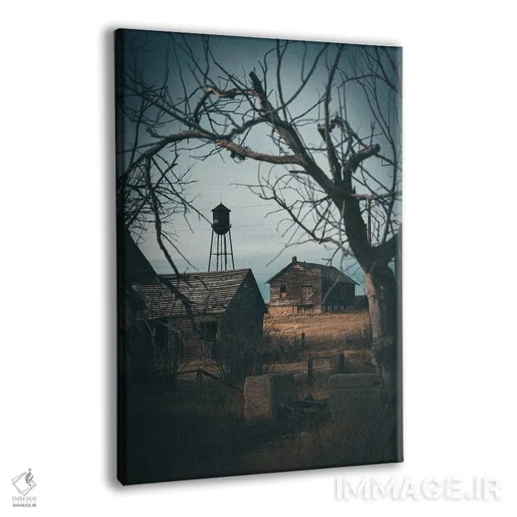 تابلو دکوراتیو شهرهای متروکه غرب اثر کریستوفر توماس - نمای پرسپکتیو محصول