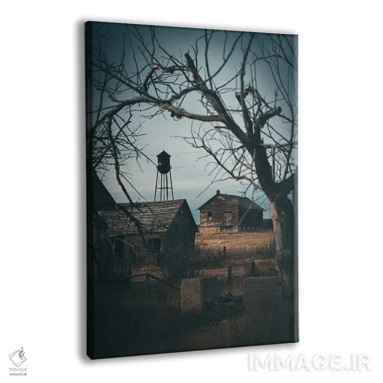 تابلو دکوراتیو شهرهای متروکه غرب اثر کریستوفر توماس - نمای پرسپکتیو محصول