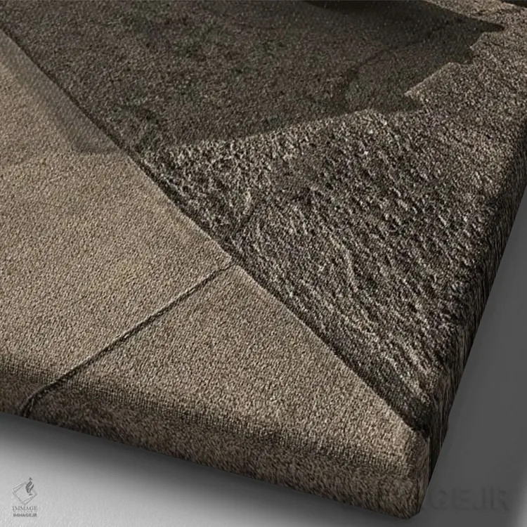 تابلو دکوراتیو شرکت آسانسور گریلی اثر کریستوفر توماس - نمای نزدیک بافت بوم