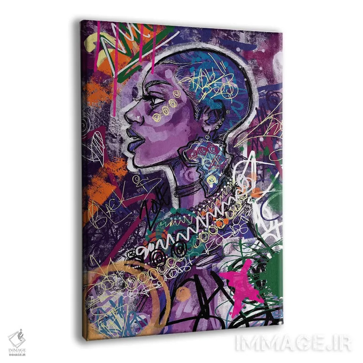 تابلو دکوراتیو سیاه عشقی است اثر جاستین کوپلند - نمای پرسپکتیو محصول