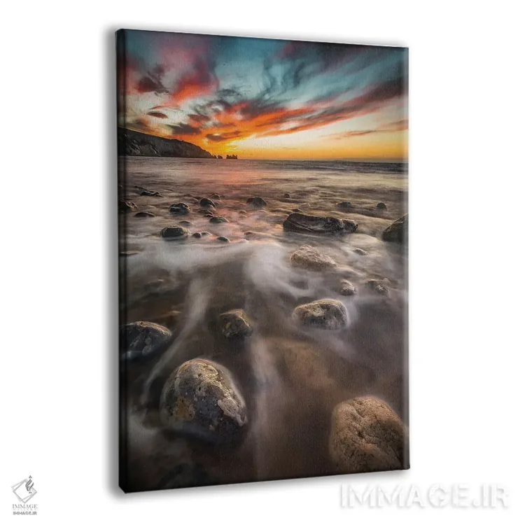 تابلو دکوراتیو غروب در آلوم بی و نییدلز اثر چاد پاول - نمای پرسپکتیو محصول