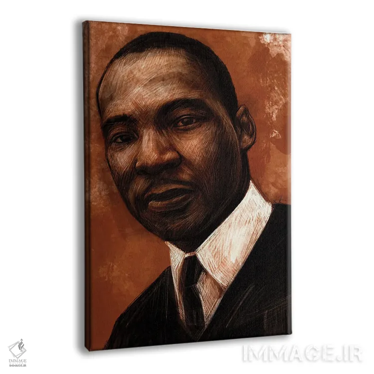 تابلو دکوراتیو مارتین لوتر کینگ جونیور اثر کریستین پانی آگوا - نمای پرسپکتیو محصول