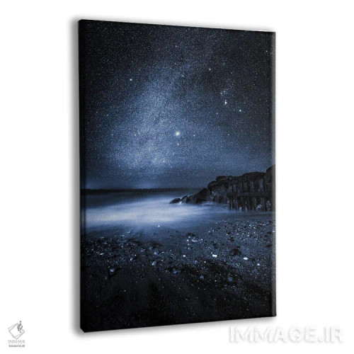 تابلو دکوراتیو آبی نیمه شب اثر چاد پاول - نمای پرسپکتیو محصول