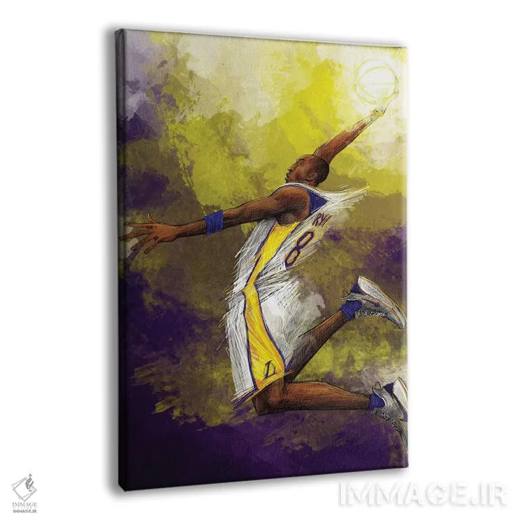 تابلو دکوراتیو کبرا سیاه اثر کریستین پانی آگوا - نمای پرسپکتیو محصول