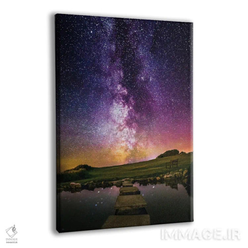 تابلو دکوراتیو گامی به سوی ستارگان اثر چاد پاول - نمای پرسپکتیو محصول