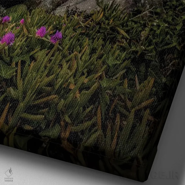 تابلو دکوراتیو لا فالایز اثر چاد پاول - نمای نزدیک بافت بوم