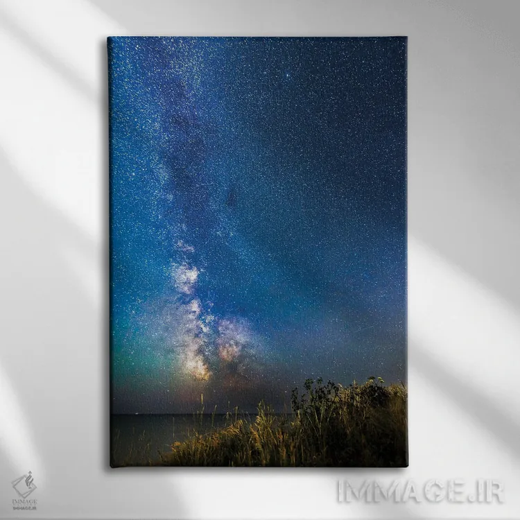 تابلو دکوراتیو راه آبی اثر چاد پاول - نمای روبهرو روی دیوار