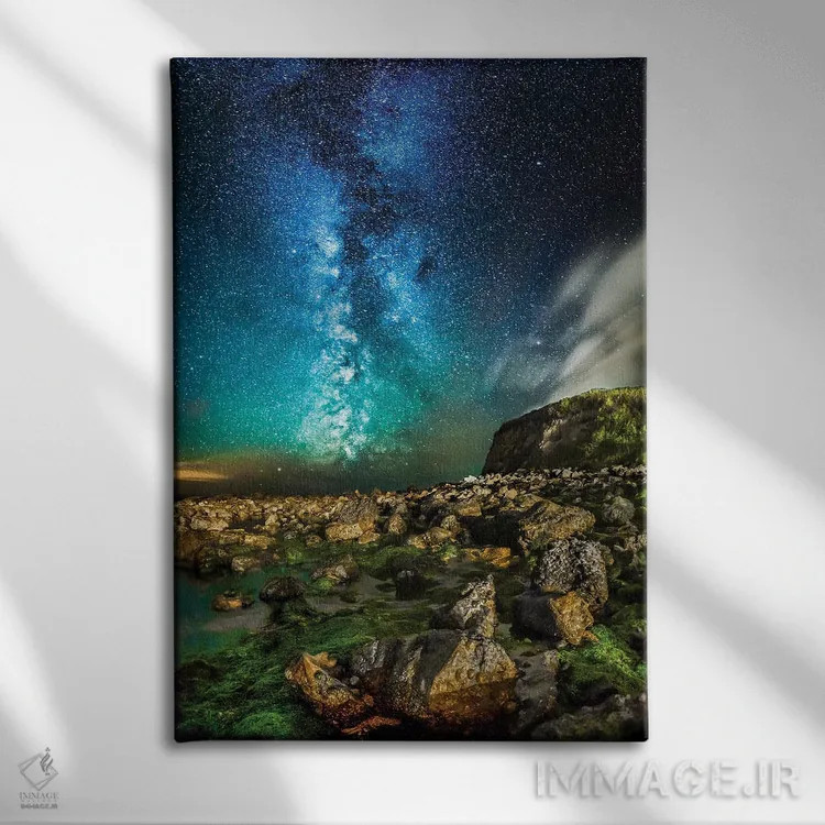 تابلو دکوراتیو جایی برای اندیشیدن اثر چاد پاول - نمای روبهرو روی دیوار