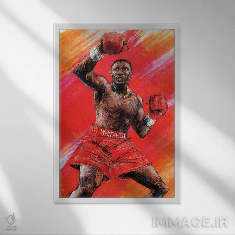 تابلو دکوراتیو ویتاکر اثر کریستین پانی آگوا - نمای قابدار سفید