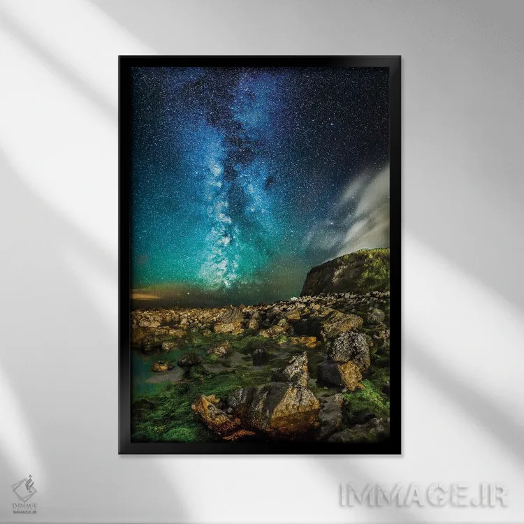 تابلو دکوراتیو جایی برای اندیشیدن اثر چاد پاول - نمای قابدار مشکی