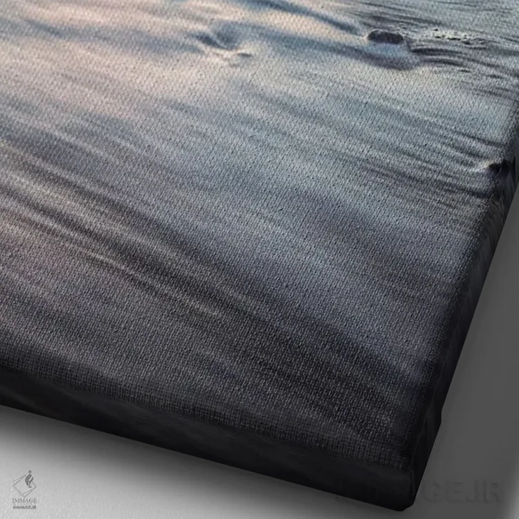 تابلو دکوراتیو غروب خلیج ونتنور اثر چاد پاول - نمای نزدیک بافت بوم