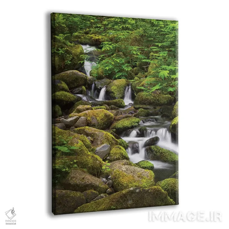 تابلو دکوراتیو آمریکا، اورگن، هود ریور. آبشاری در تیش کریک. اثر کریستوفر رید - نمای پرسپکتیو محصول