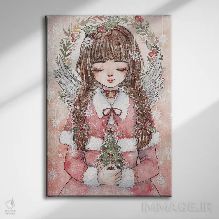 تابلو دکوراتیو کریسمس اثر چریوکی - نمای روبهرو روی دیوار