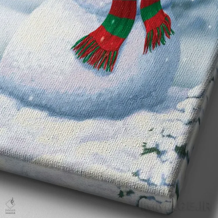 تابلو دکوراتیو شگفتی را شریک شدن اثر کریستا فارست - نمای نزدیک بافت بوم