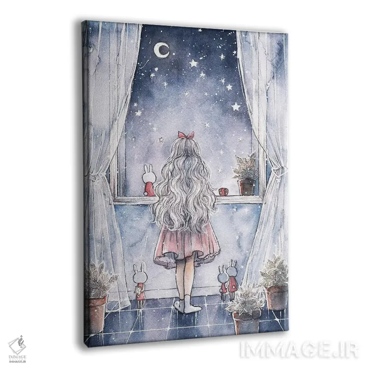 تابلو دکوراتیو آرزو کن بر یک ستاره اثر چریوکی - نمای پرسپکتیو محصول