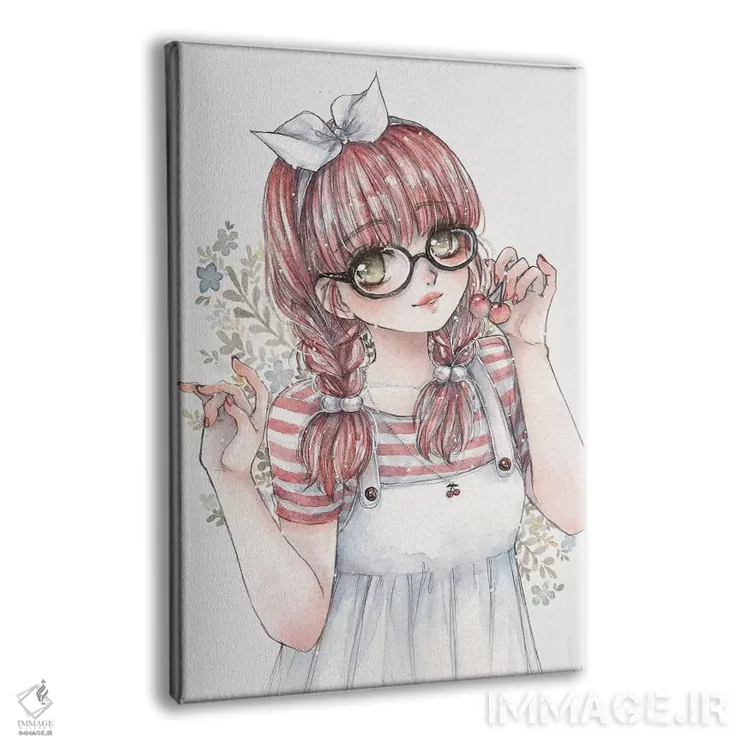 تابلو دکوراتیو گیلاس اثر چریوکی - نمای پرسپکتیو محصول