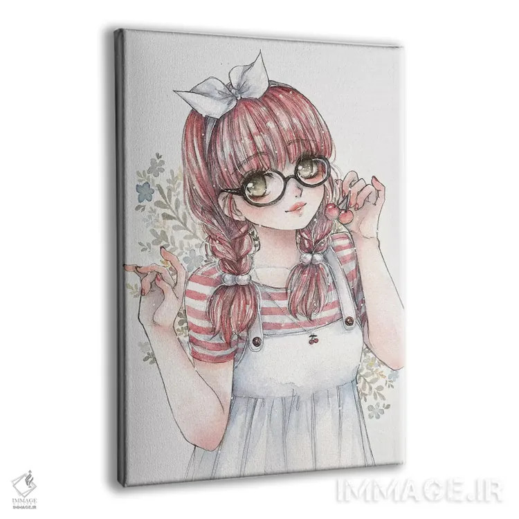 تابلو دکوراتیو گیلاس اثر چریوکی - نمای پرسپکتیو محصول