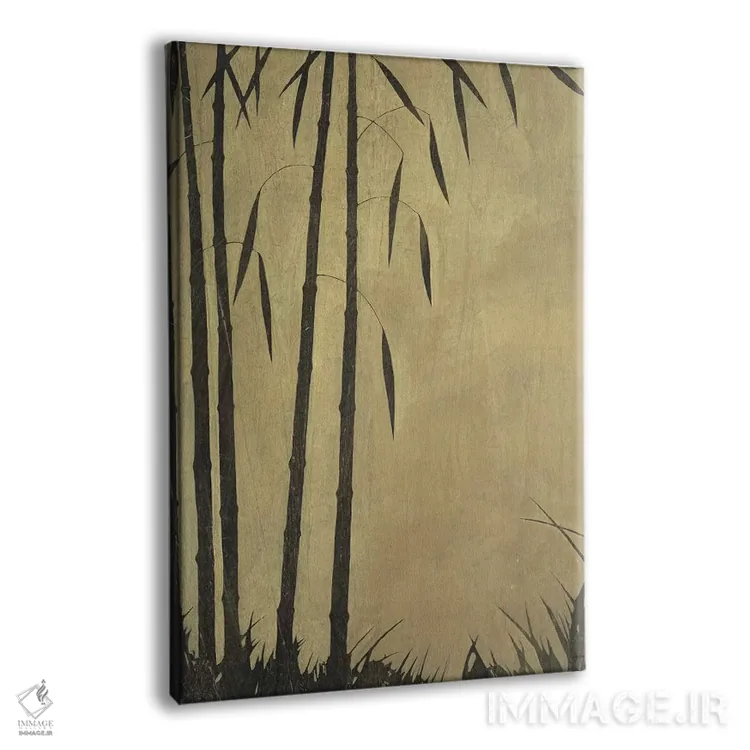 تابلو مینیمال "بوستان بامبو دو" اثر رابرت شارون - نمای پرسپکتیو محصول