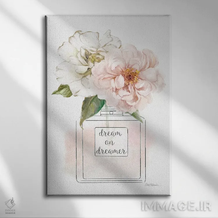 تابلو دکوراتیو "عطر گل یک" اثر کارول رابینسون - نمای روبهرو روی دیوار