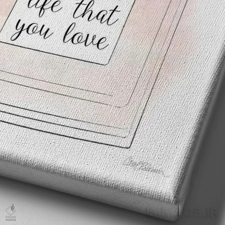 تابلو دکوراتیو "عطر گل دو" اثر کارول رابینسون - نمای نزدیک بافت بوم