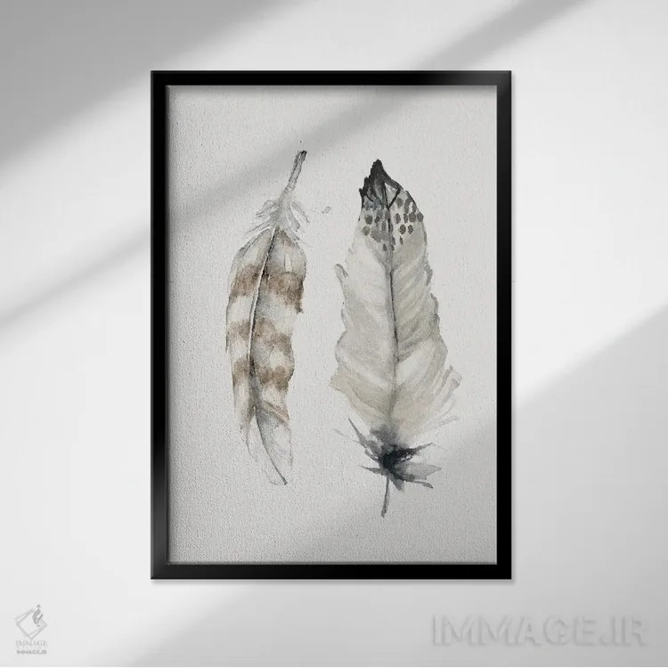 تابلو دکوراتیو پرواز خیالی III اثر کارول رابینسون - نمای قابدار مشکی