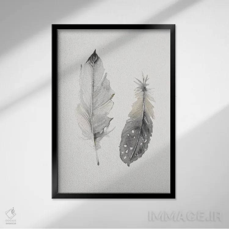 تابلو دکوراتیو پرواز خیالی II اثر کارول رابینسون - نمای قابدار مشکی