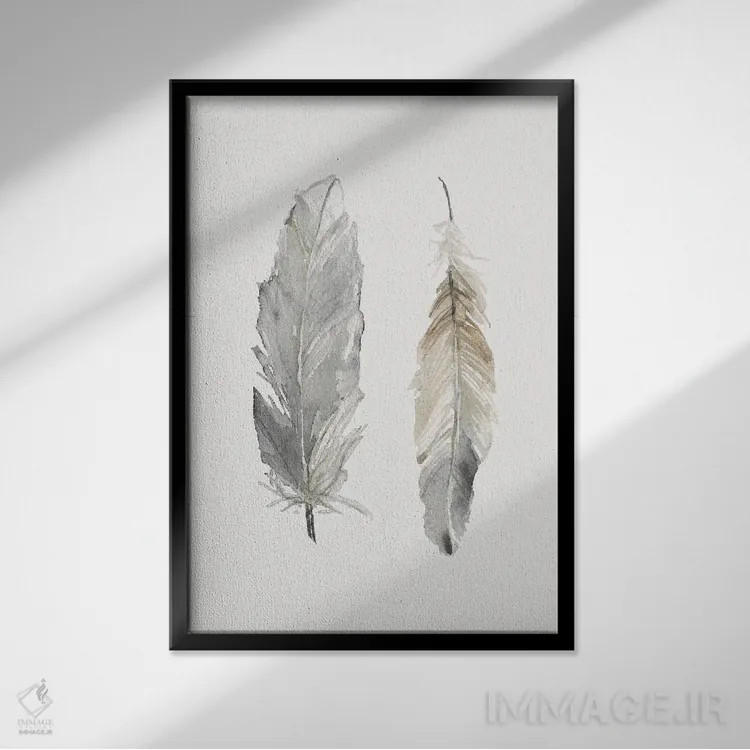 تابلو دکوراتیو پرواز خیالی I اثر کارول رابینسون - نمای قابدار مشکی