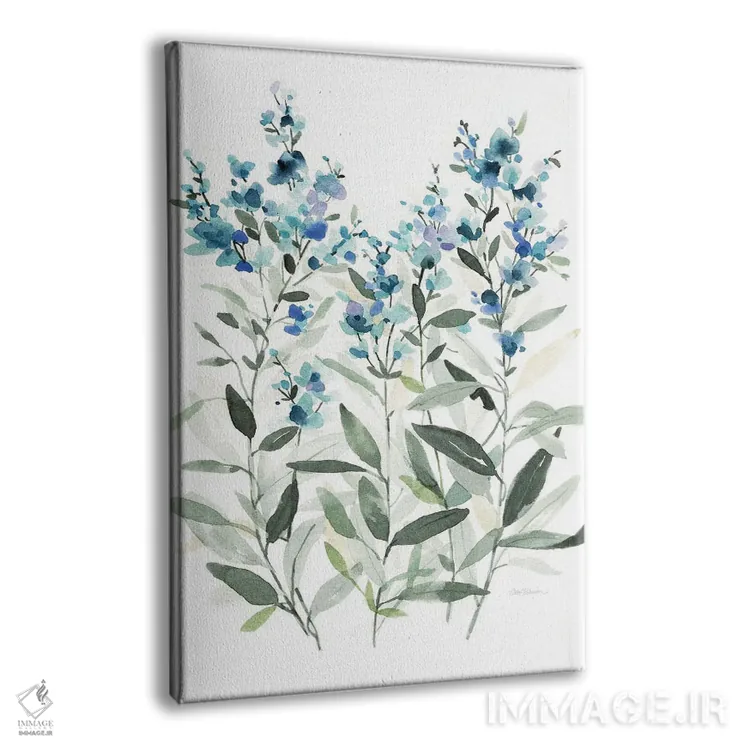 تابلو مینیمال گیاه شناسی آبی لطیف II اثر کارول رابینسون - نمای پرسپکتیو محصول